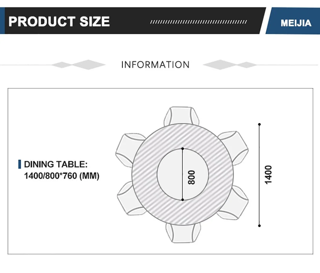 Sintered Stone Marble Round Rotates Outdoor Ceramic Tile Top Dining Table