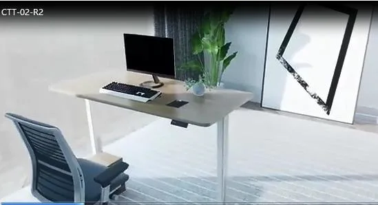 조정 가능한 스마트 사무용 컴퓨터 리프트 테이블 가정용 가구용 전기 높이 조절 책상