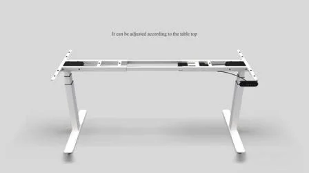 중국 스마트 사무용 가구 제조 인체 공학적 듀얼 모터 앉아 스탠드 책상 프레임 컴퓨터 리프트 테이블 홈 오피스 전기 높이 조절 스탠딩 책상